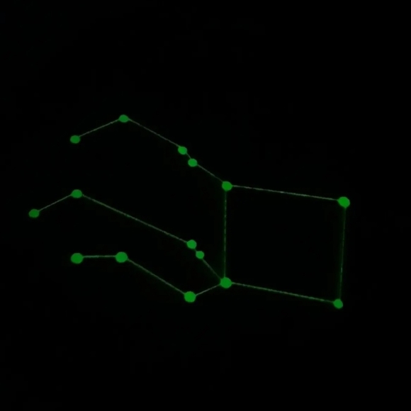 Stargo Game Replacement Piece PEGASUS The Winged Horse Glow In The Dark CARD - Picture 1 of 4